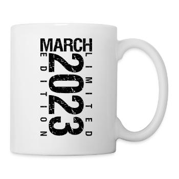 Birthday March 2023 March Born in March - Mug - white - Right