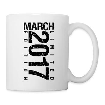 Birthday March 2017 March Born in March - Mug - white - Right