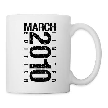 Birthday March 2010 March born in March - Mug - white - Right