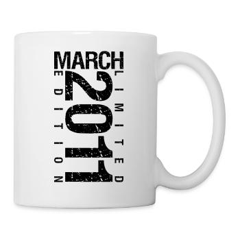 Birthday March 2011 March born in March - Mug - white - Right