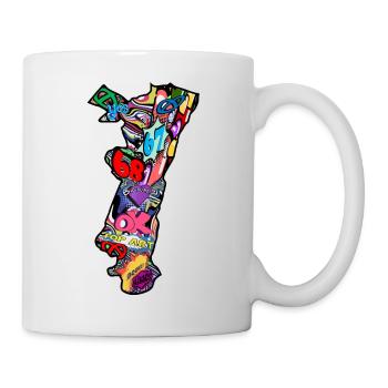 Alsace Pop Art Region - Mug - white - Right