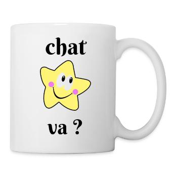 Chat va ? - Mug blanc - blanc - Droite