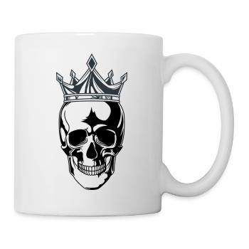 skull king krone - Tasse - Weiß - Rechts