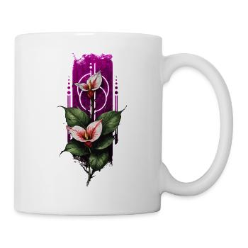 Passionate Red Calla Lily: Nature's Elegance - Mug - white - Right
