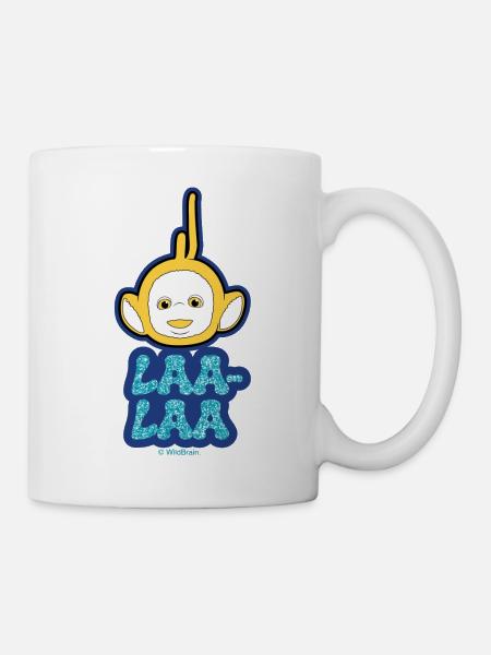 Teletubbies Laa-Laa In Pretty Glitter Design - Mug - white