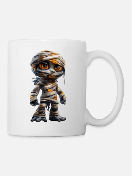 Scary Mummy #lovely toons - Tasse - Weiß