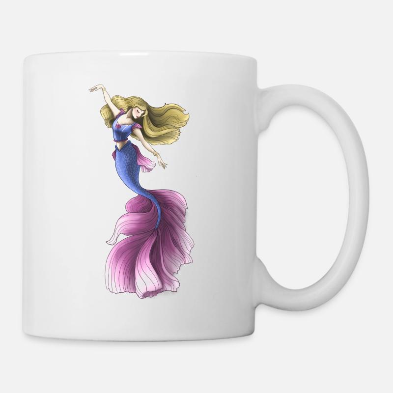 Sirène - Mug blanc - blanc