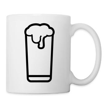 Bière - Mug blanc - blanc - Droite