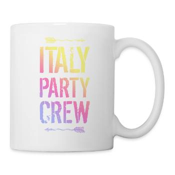 Italien Party Crew Bunt - Tasse - Weiß - Rechts