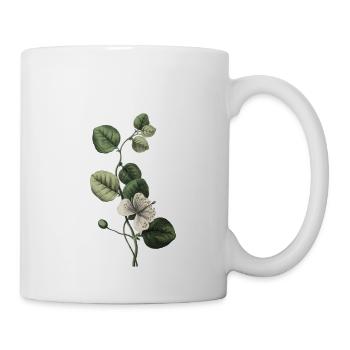 Nummer 1 Blumengrün -1. Blumengeburtstag - Tasse - Weiß - Rechts