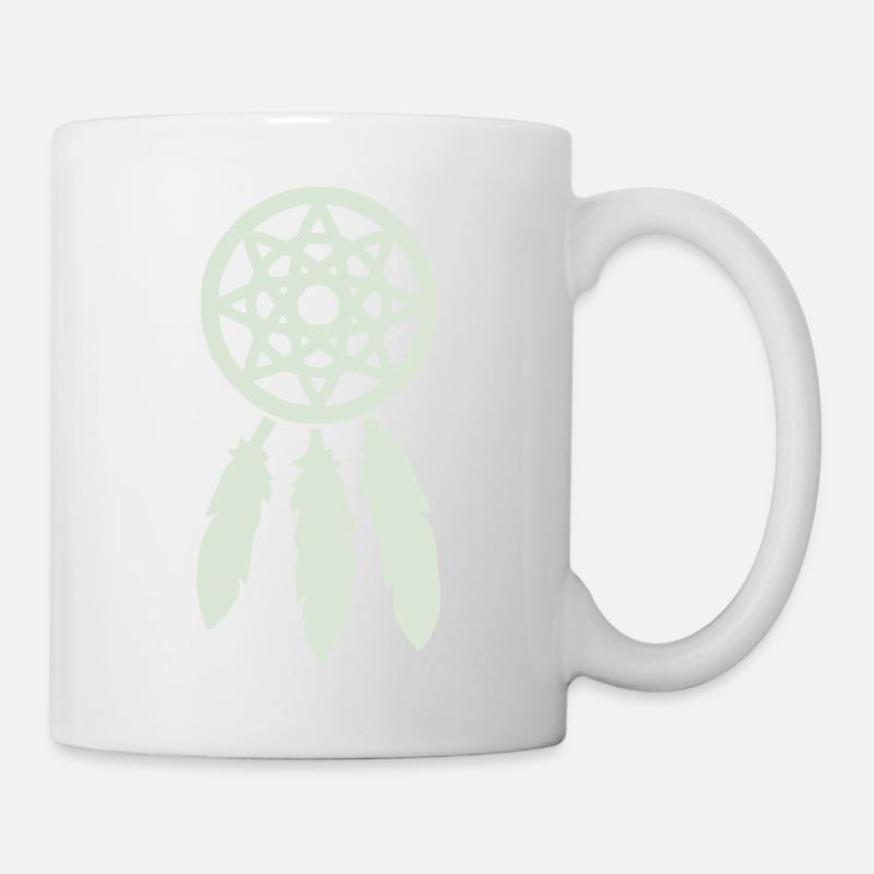 traumfänger 02 - Tasse - Weiß
