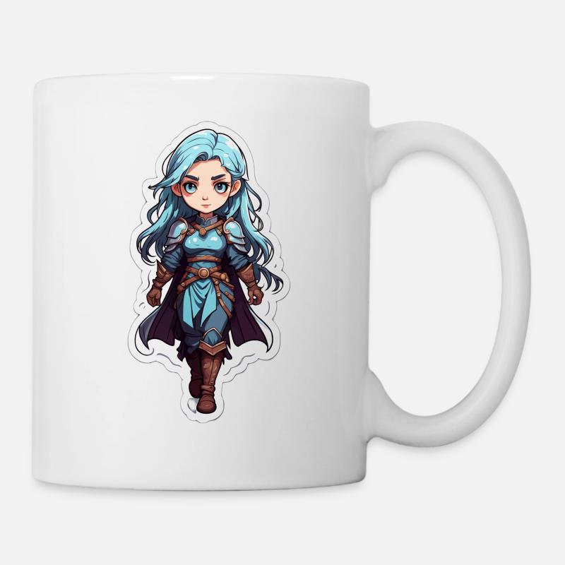 Dungeons & Dragon Magierin - Tasse - Weiß