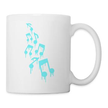 Music Sheet Music Cool Graffiti Drop Spray Sheet Music - Mug - white - Right