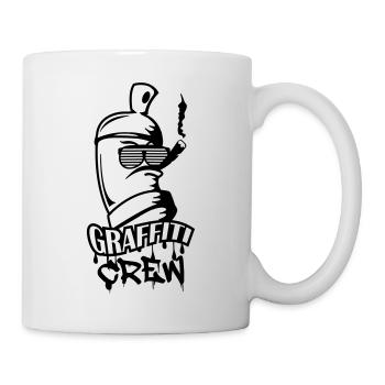 Équipe de graffiti - Mug blanc - blanc - Droite