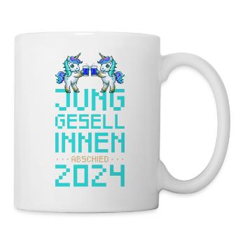 Unicorn Hen Party 2024 Party - Mug - white - Right