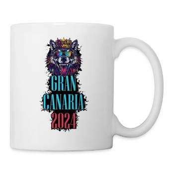 Gran Canaria 2024 Holiday Wolf - Mug - white - Right