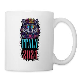 Italy 2024 Holiday Wolf - Mug - white - Right
