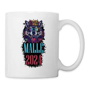 Malle 2024 Holiday Wolf - Mug - white - Right