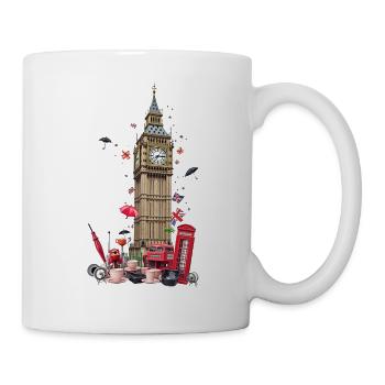 London - Tasse - Weiß - Rechts