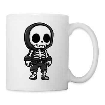 Skelett Comic Halloween Baby - Tasse - Weiß - Rechts