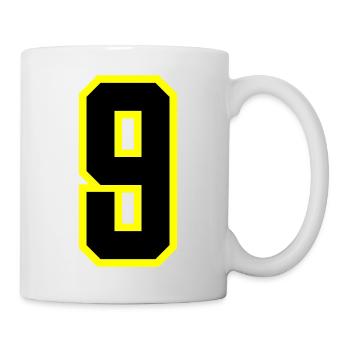 Justaucorps à 9 chiffres - Mug blanc - blanc - Droite
