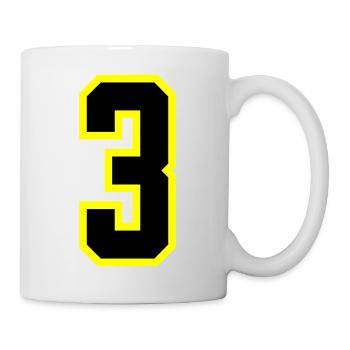 Justaucorps à 3 chiffres - Mug blanc - blanc - Droite