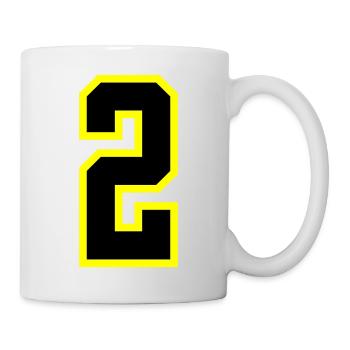 Justaucorps à 2 chiffres - Mug blanc - blanc - Droite