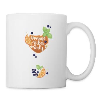 Orange Vibes Only –Spritz Getränk - Tasse - Weiß - Rechts