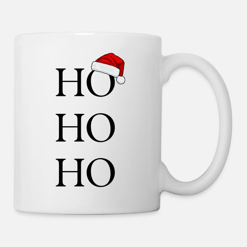 HO HO HO Christmas Time - Cadeau de Noël - Mug blanc - blanc