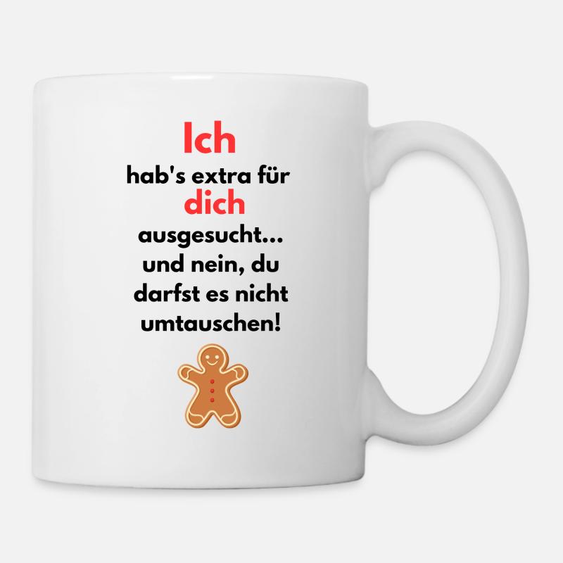 Für dich Weihnachtsgeschenk - Tasse - Weiß