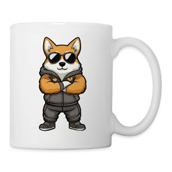 Akita Dog Dog Comic - Mug - white - Right