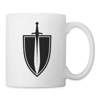 Troop Sports Badge - Coat of Arms, Sword and Shield - Mug - white - Right