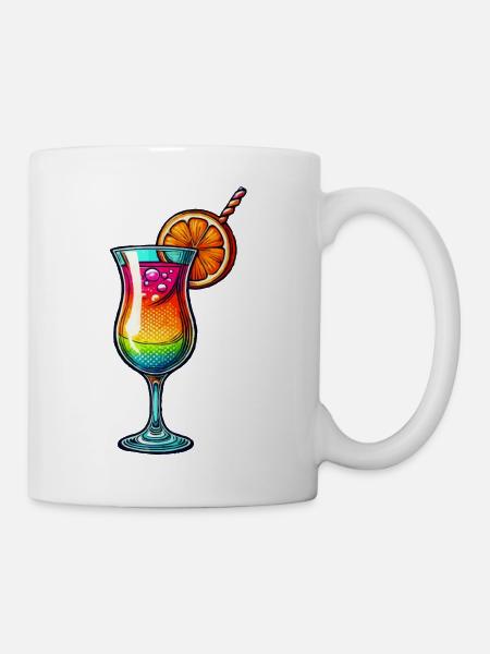 cocktail - Tasse - Weiß