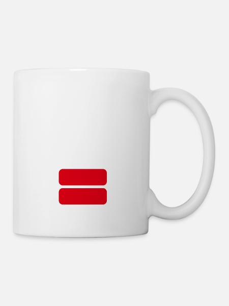 Akku - Anzeige des Akku - Tasse - Weiß