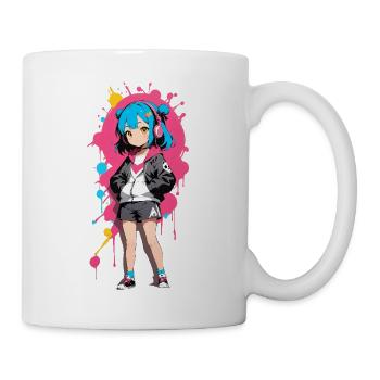 Street Art Girl 23239 - Mug - white - Right