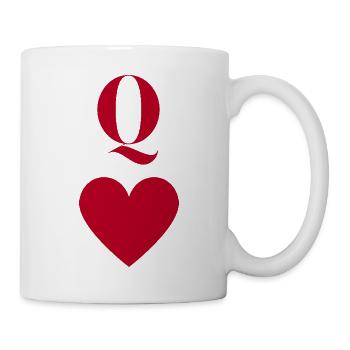 Reine - Mug blanc - blanc - Droite