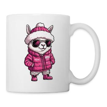 Alpaca Llama Cool Comic - Mug - white - Right
