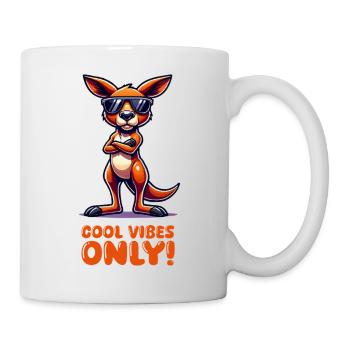 kangeroo cool - Tasse - Weiß - Rechts