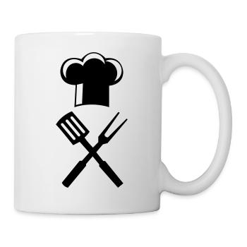 Coutellerie de chef - Mug blanc - blanc - Droite