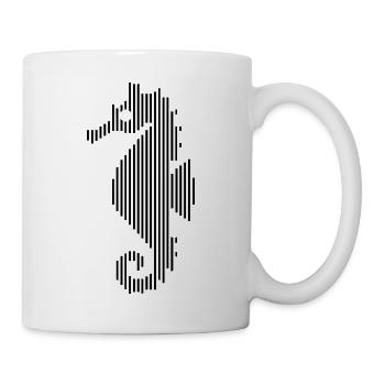 Seahorses marine animals - Mug - white - Right