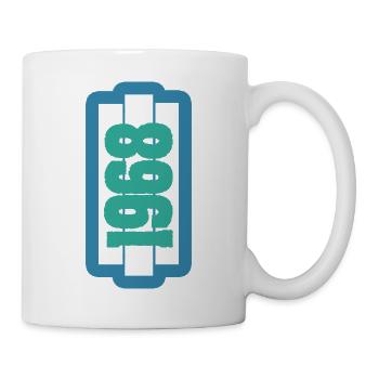 Né en 1968 - Mug blanc - blanc - Droite