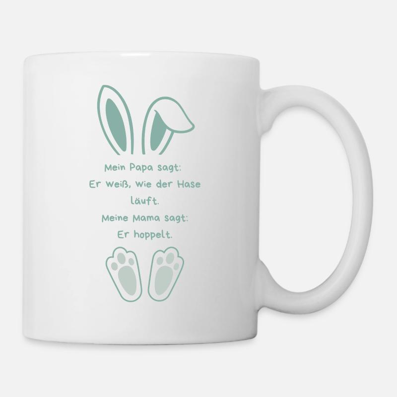 Wie der Hase läuft – oder auch nicht! - Tasse - Weiß