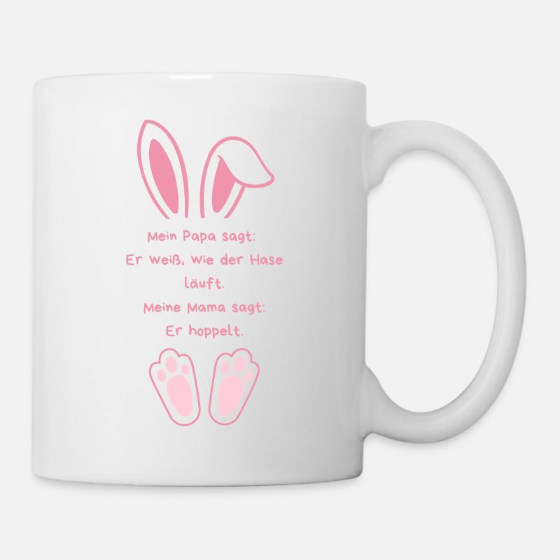 Wie der Hase läuft – oder auch nicht! - Tasse - Weiß