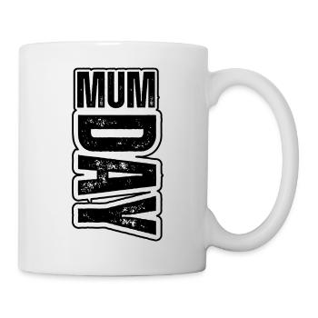 MUM DAY – un cadeau classique pour la fête des mères - Mug blanc - blanc - Droite