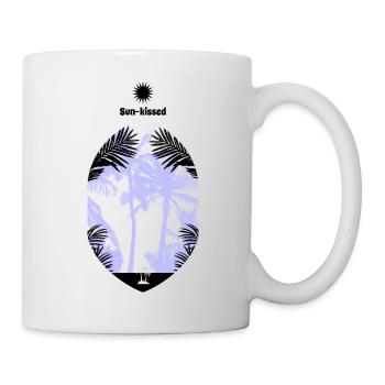 summer t shirt design - Mug - white - Right