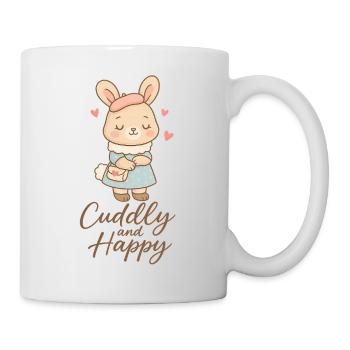 Cuddly&happy - Tasse - Weiß - Rechts