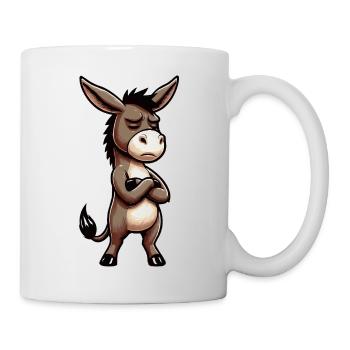 Donkey Donkey Donkey Holder Muli Long-Eared Donkey Muli - Mug - white - Right
