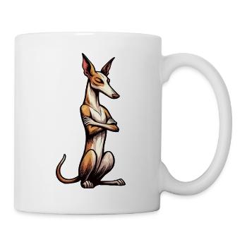 Podenco Podencos Amoureux de Podenco Podenco Propriétaires de Podenco - Mug blanc - blanc - Droite