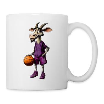 Chèvres Basket-ball / Basketteur Chèvre - Mug blanc - blanc - Droite