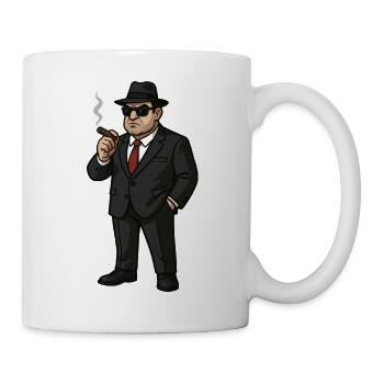 mafia chef gangster - Tasse - Weiß - Rechts